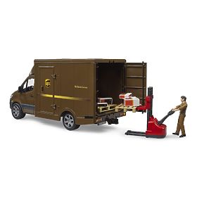 Bruder UPS MB Sprinter Van with Figure and Accessories