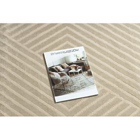 Carpet BALANCE 1503 taupe - Geometric, structural, glamour, F.H.Kabis