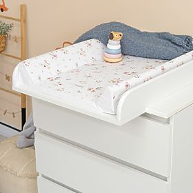 STARDUST Changing Dresser with Topper - White