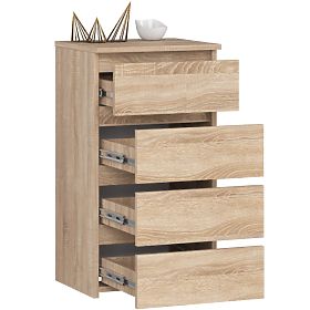 CHEST OF DRAWERS CL4 PK OAK SONOMA