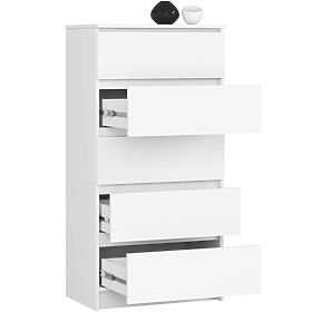 CHEST OF DRAWERS K60 5SZ CLP PK WHITE