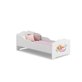 Children's Bed ANNA with Mattress 140x70 Mermaid