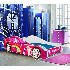 Children's Bed Car Pink Car 160x80