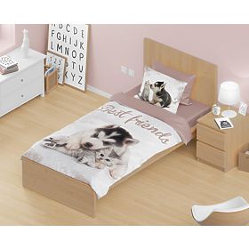 Children's bedding 140x200 cm + 70x90 cm Best friends