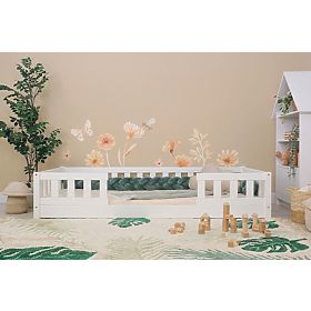 Children's Bed Ourbaby Meadow 2 Railings - White, Ourbaby®