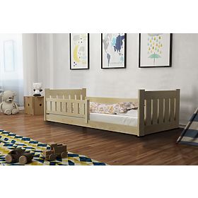Children's Bed Tom - Natural, Low