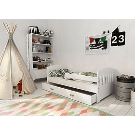 Children's Bed with Safety Rail NIKI 160 x 80 cm