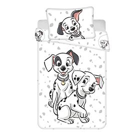 Children's Bedding 101 Dalmatians Baby 100x135 cm + 40x60 cm, 101 Dalmatians