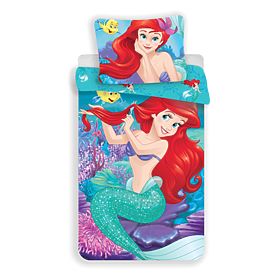 Children's Bedding Ariel 140x200 cm + 70x90 cm, The Little Mermaid
