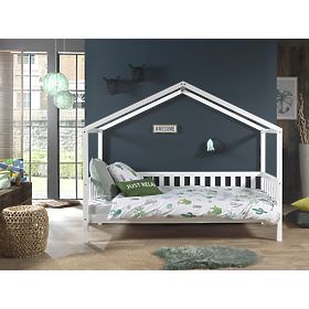 Children's House Bed Dallas - White