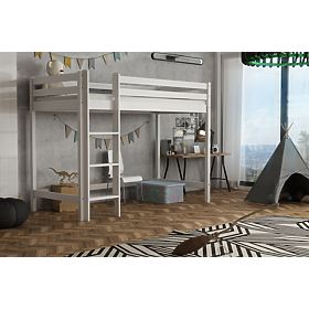 Children's Loft Bed Antresola - White