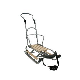 Children's sled with seat - Black