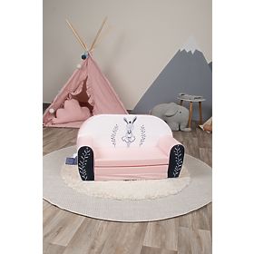 Children's sofa Bunny Ballerina - white-pink, Delta-trade