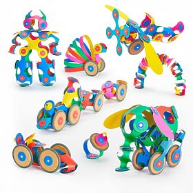 Clixo Set for Creating Magnetic Vehicles