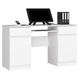 CLP A5 2D 2SZ WHITE DESK