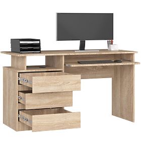 CLP Writing Desk 135cm PK Sonoma