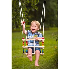 Colorful wooden swing up to 30 kg