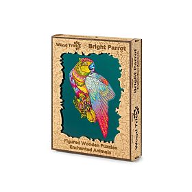 Colorful wooden puzzle - parrot