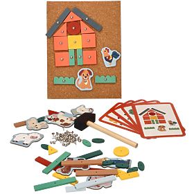 Cork Hammering Game - Adventure on the Farm