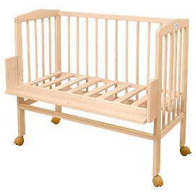 Amy Bedside Crib - Natural
