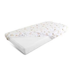 Cotton Fitted Sheet with Elastic - Sparrows (140x70 cm)