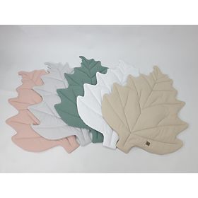 Cotton play mat Leaf - old pink