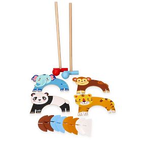 Croquet with Animal Motifs