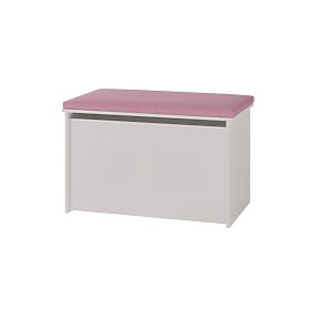 Daria Toy Chest with Pink Seat
