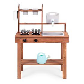 Children's Outdoor Mud Kitchen Made of Fir Wood ECOTOYS