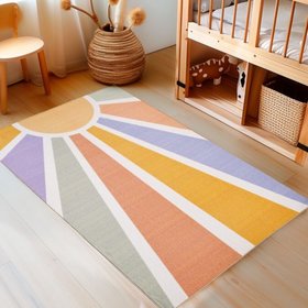 Piece children's rug Play - Rainbow sunshine, VOPI kids