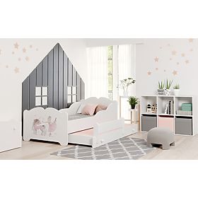 Double Bed ANNA 160x80 Girl with Unicorn