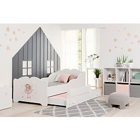 Double Bed ANNA 160x80 Girl with Wings