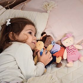 Doudou Jolijou Doll 18 cm Blue