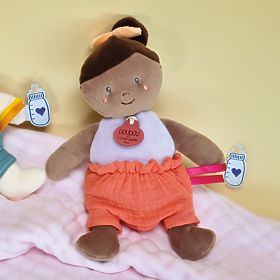 Doudou Jolijou Doll 18 cm Orange, Doudou Jolijou Paris