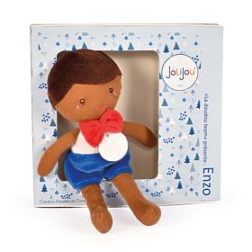 Doudou Jolijou Doll Enzo 16 cm Blue, Doudou Jolijou Paris