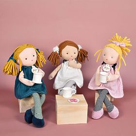 Doudou Jolijou Doll Inés 30 cm, Doudou Jolijou Paris