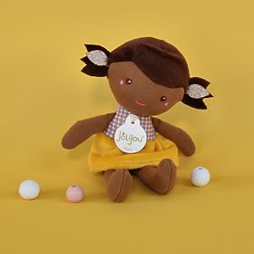 Doudou Jolijou Doll Léna 16 cm Yellow, Doudou Jolijou Paris