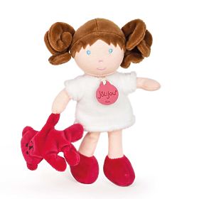 Doudou Jolijou Doll Miss Blanche 21 cm, Doudou Jolijou Paris