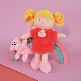 Doudou Jolijou Doll Miss Coral 21 cm