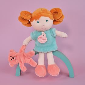 Doudou Jolijou Doll Miss Mint 21 cm