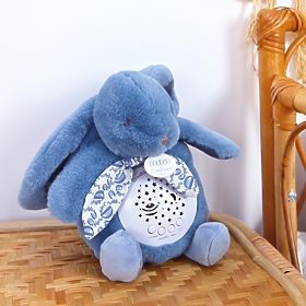 Doudou Music Box with Projection Blue Bunny, Doudou et Compagnie Paris