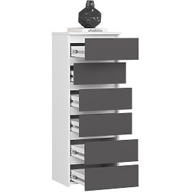 DRESSER CL6 PK WHITE / GRAY