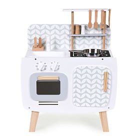 Wooden Children's Kitchen Retro Oven Burners Sink Kitchen Accessories ECOTOYS, EcoToys