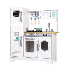 Wooden Kitchen with Accessories for Children ECOTOYS, EcoToys