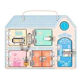 Educational Colorful Board with Locks