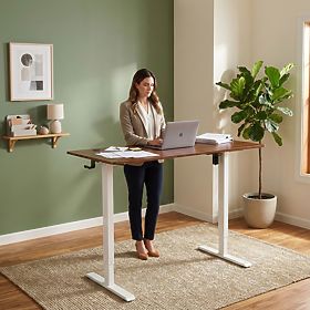 Electric Adjustable Desk 120x60 cm, Height Adjustment 72-117 cm ModernHome