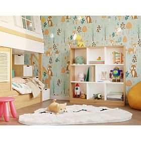 Fiesta 8P Shelf OAK ARTISAN / WHITE