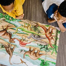 Floor puzzle dinosaurs 48 pieces