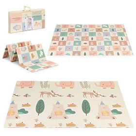 Foam Mat for Children 200x150 cm Educational Double-Sided Folding + Bag IPLAY