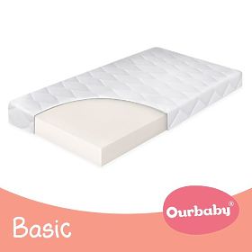 Foam Mattress Ourbaby Basic - 200x120 cm, Ourbaby®